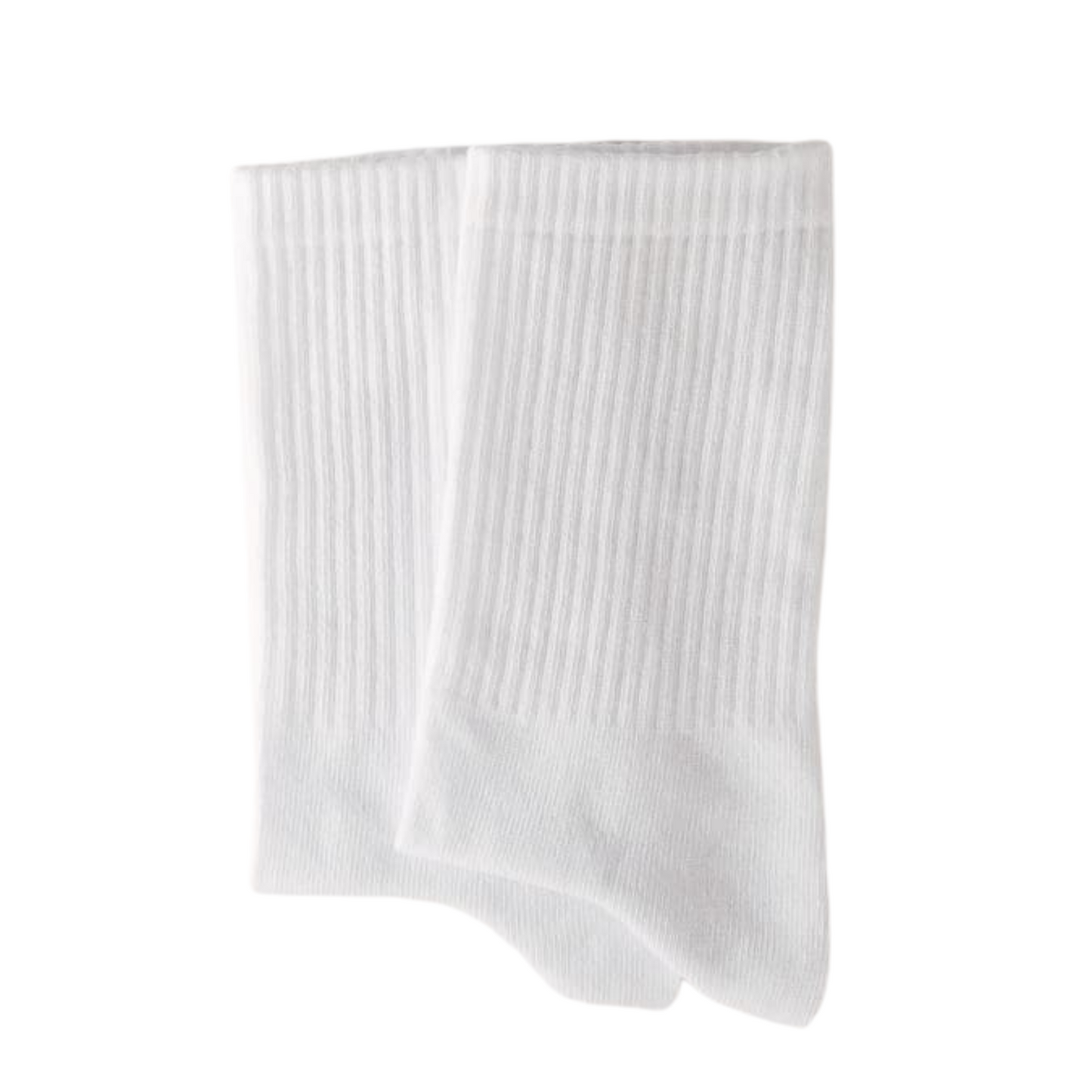 blanco puro Socken