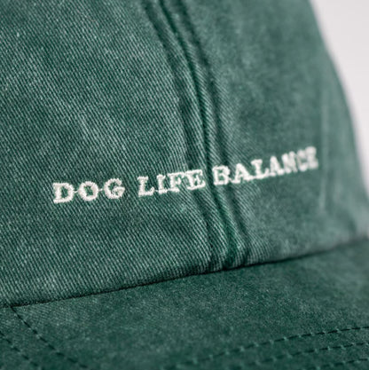 Nahaufnahme der dog life Balance in vintage grün von arrel