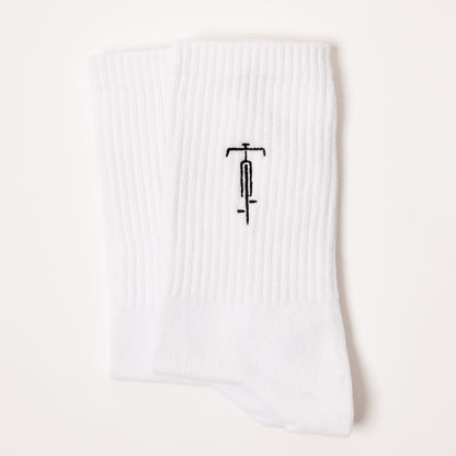 weiße bike Socken von arrel
