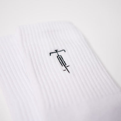 Nahaufnahme der Bike Socken von arrel