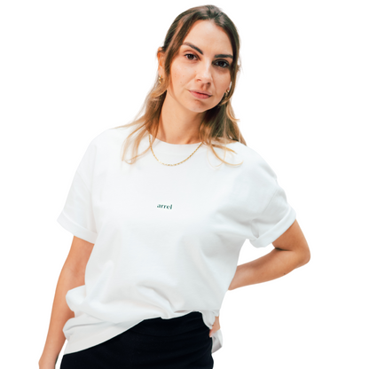"arrel" - unisex oversized T-Shirt - white