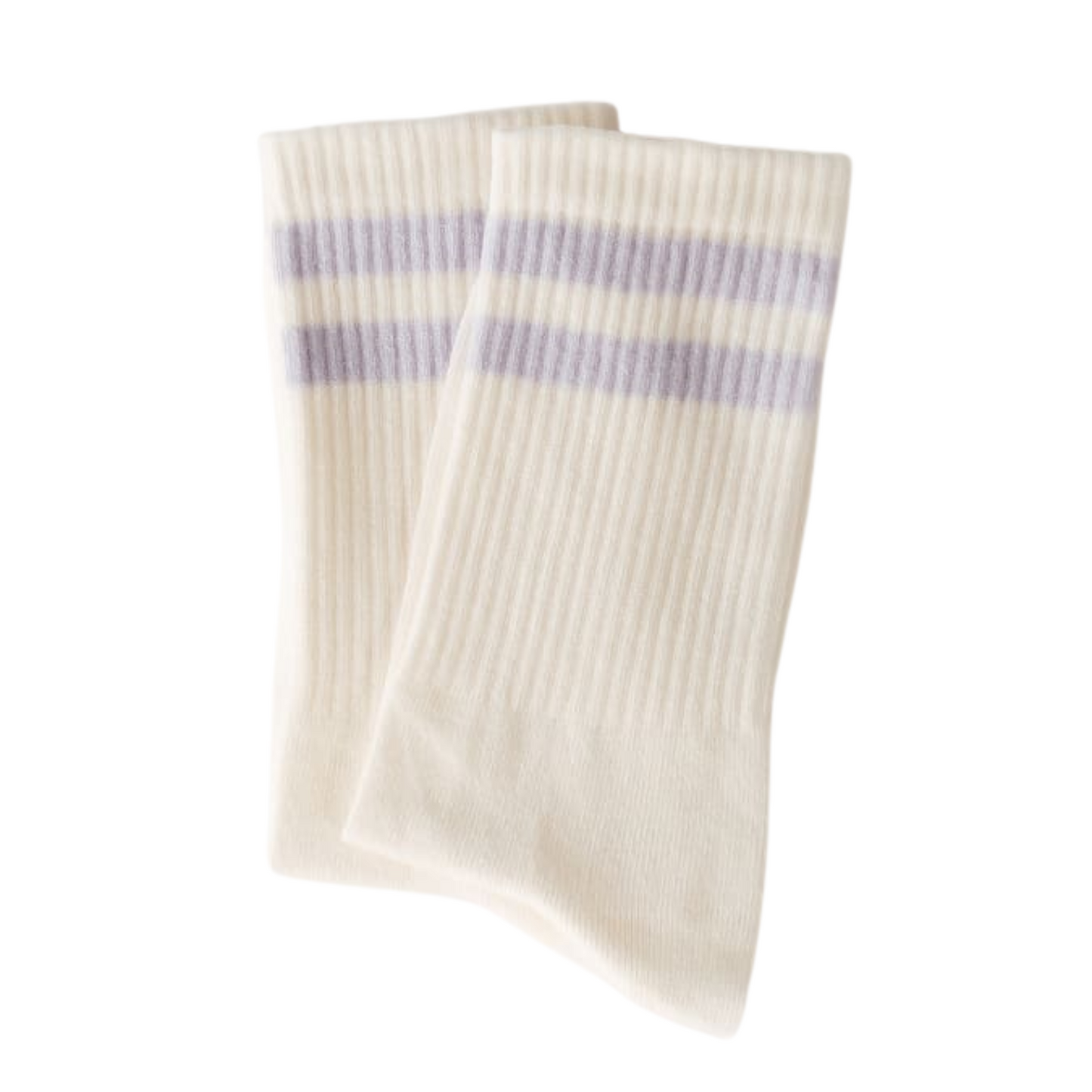 lavender cream Socken