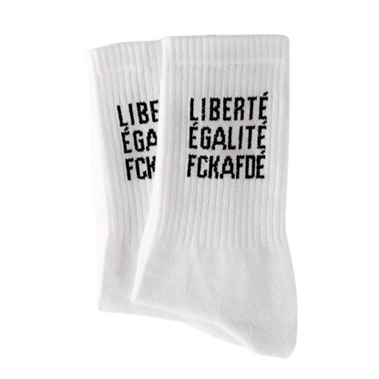 FCKAFDÉ Statement Socken - white