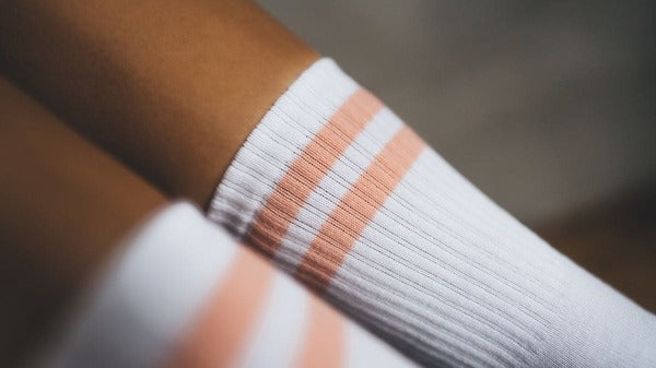 arrel Socken hohe Qualität Pfirsich Streifen