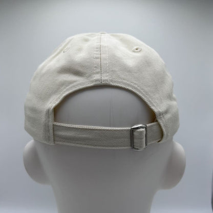 Rückseite der arrel ciao ragazzi dad cap in beige und lavendel