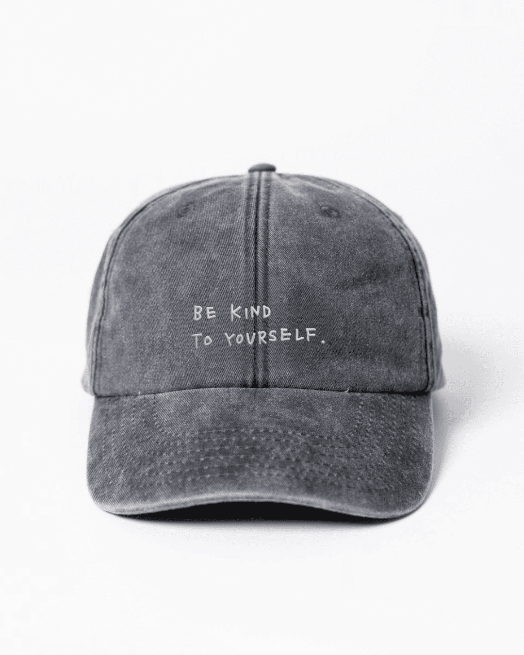 be kind to yourself Cap in vintage black von arrel