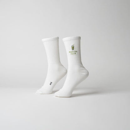 Matcha Club Socken am Modelfuß von arrel