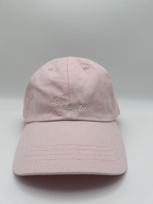ciao ragazzi organic dad cap von arrel in rosa & cream