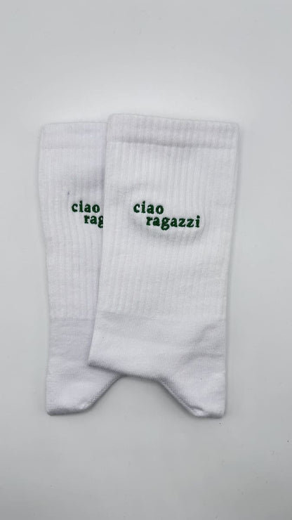 ciao ragazzi Statement Socken