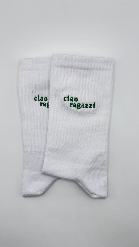 ciao ragazzi Statement Socken