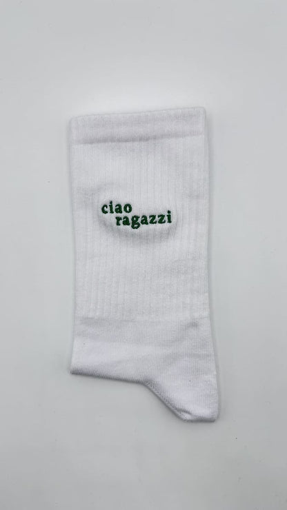 ciao ragazzi Statement Socken
